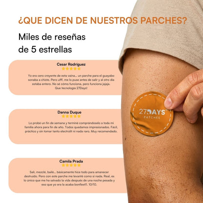Parches Hangover – 27DAYS®