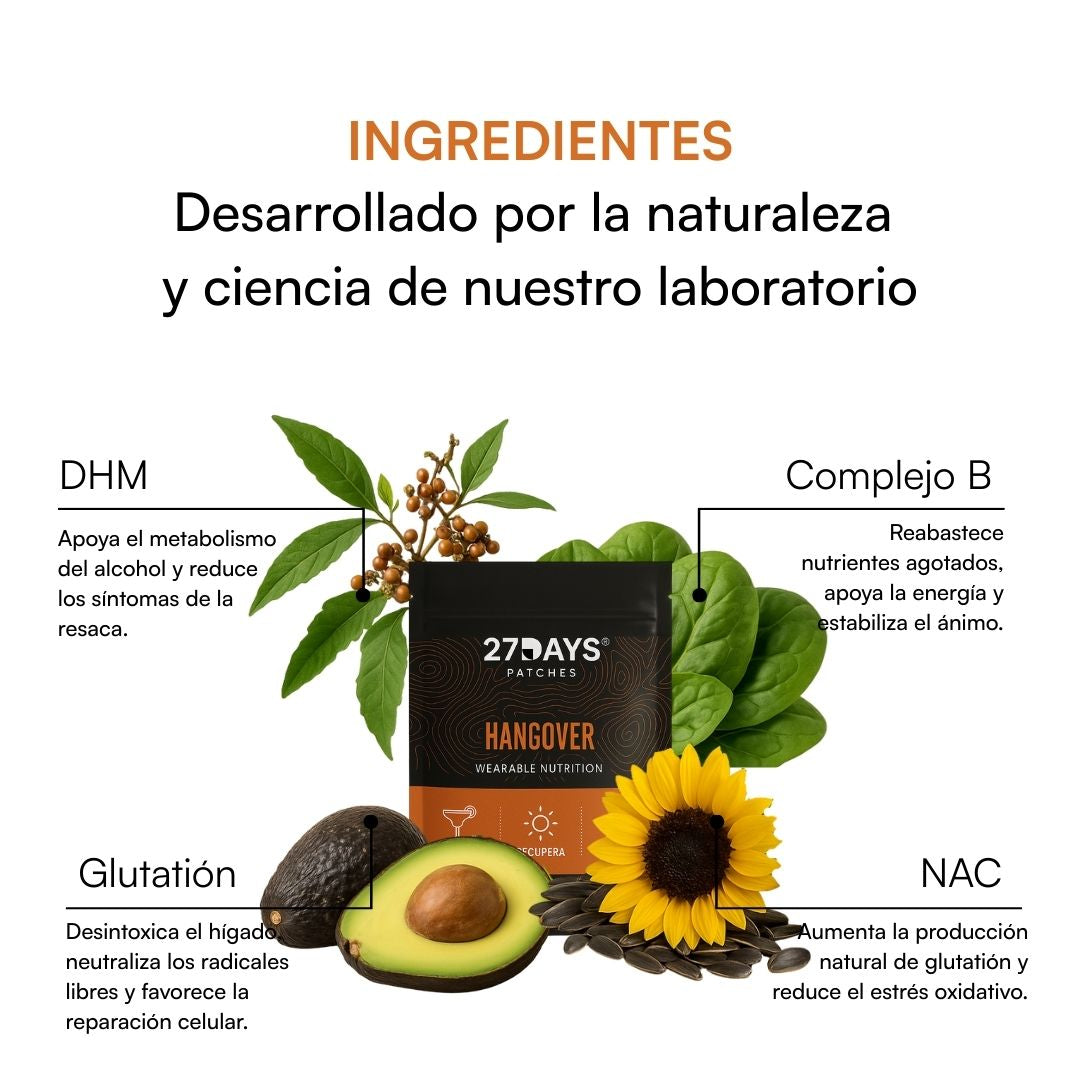 Parches Hangover – 27DAYS®